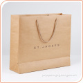 Factory Wholesale Price Custom Printed Recycle Shopping Gift Brown Kraft Paper Bag With Handles